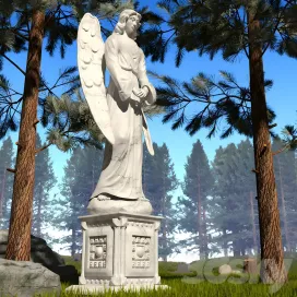 Angel sculpture